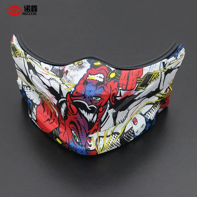 Chin Multi-Color, Dəbilqə (Kaska) aksesuarları - scorpion-chin-clown