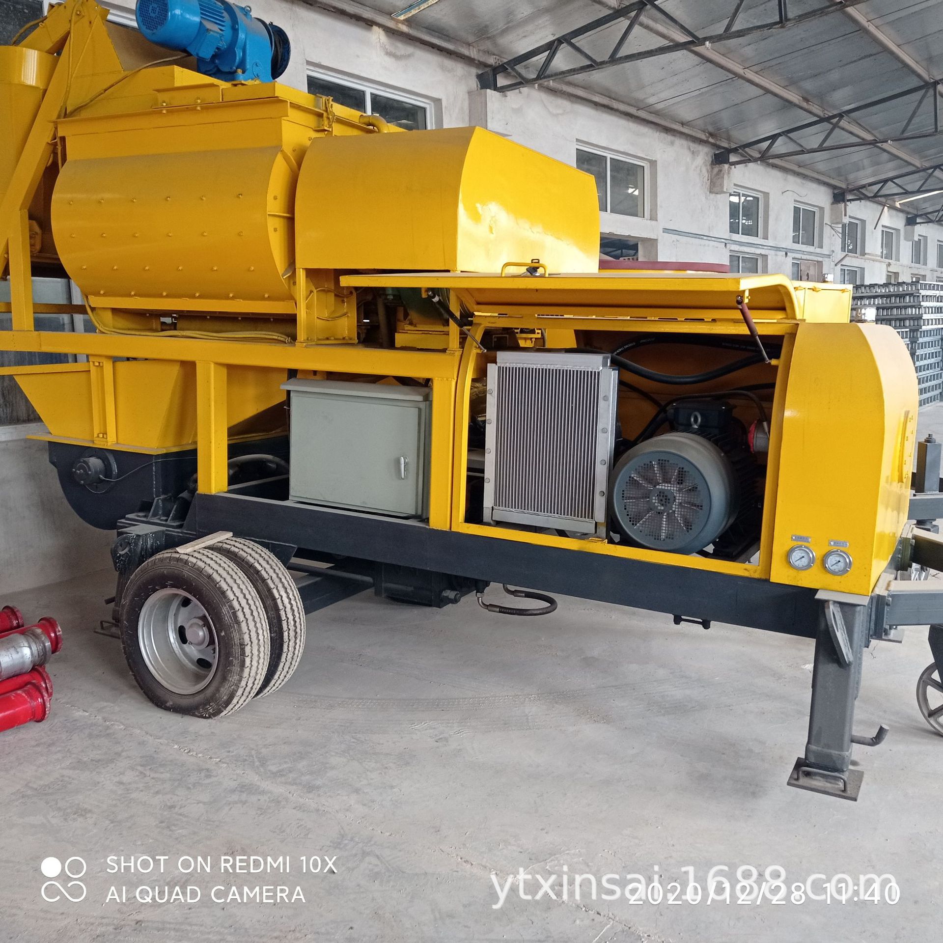 500搅拌一体泵 混泥土搅拌机 混凝土强制输送泵机