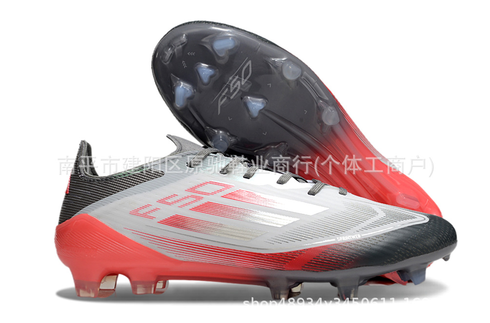 Fábrica de Putian al por mayor F50 zapatos de fútbol FG zapatos con lengua baja zapatos de fútbol hombres