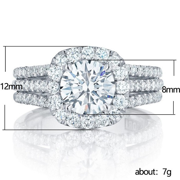 fashionable copper ring with zircon