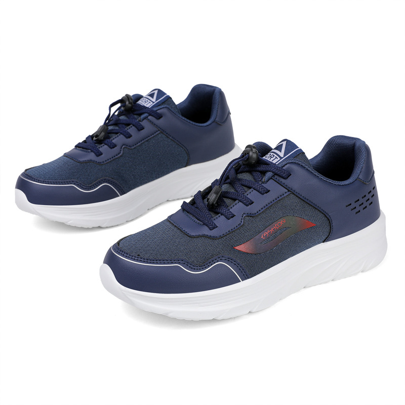 Calzado deportivo de primavera para personas de mediana edad y ancianos Zapatos para caminar para personas mayores transpirables y antideslizantes para hombres