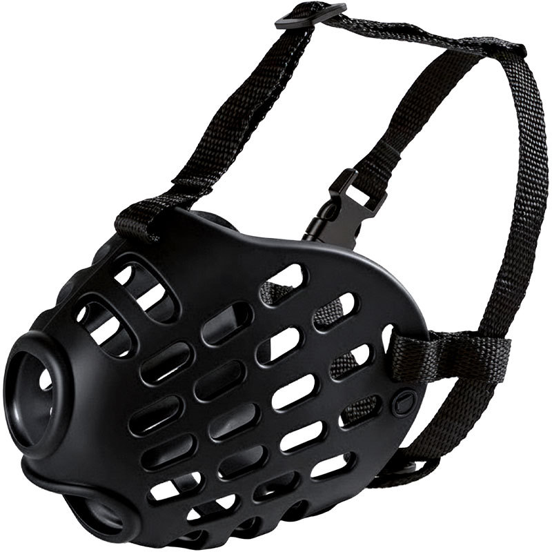 cubierta de boca para perros, máscara de mascota para agua potable, cubierta de boca ajustable para perros pequeños, medianos y grandes