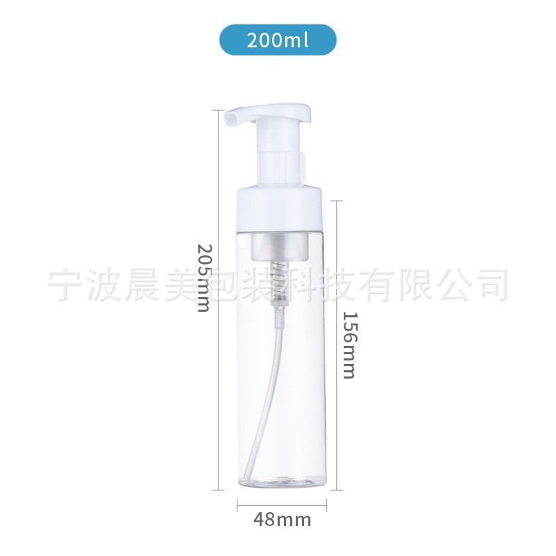 ムースボトル100ml 120ml 150ml 180ml 200ml petプラスチック発泡スチロールポンプボトル泡立て器ボトル|undefined