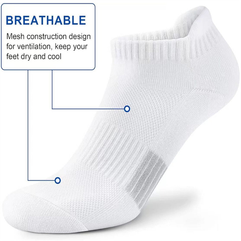 Calcetines deportivos transfronterizos para hombres y mujeres, calcetines profesionales de maratón, calcetines de bádminton de algodón absorbentes de sudor, calcetines antideslizantes y resistentes al desgaste