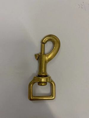 [供应纯铜钩扣 017B铜扣 宠物铜钩五金素具]