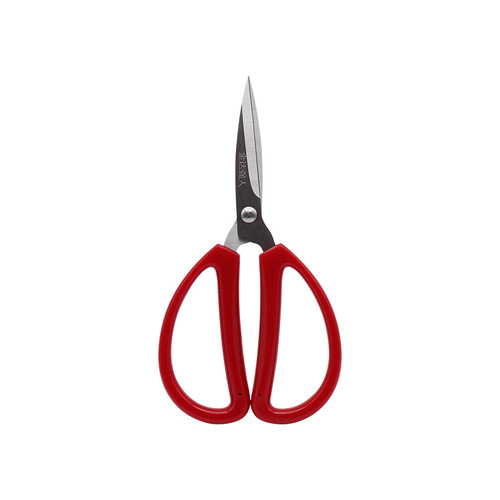 Qiangren stainless steel large, medium and small red handle multi-functional household hand scissors kitchen scissors student scissors office scissors wholesale