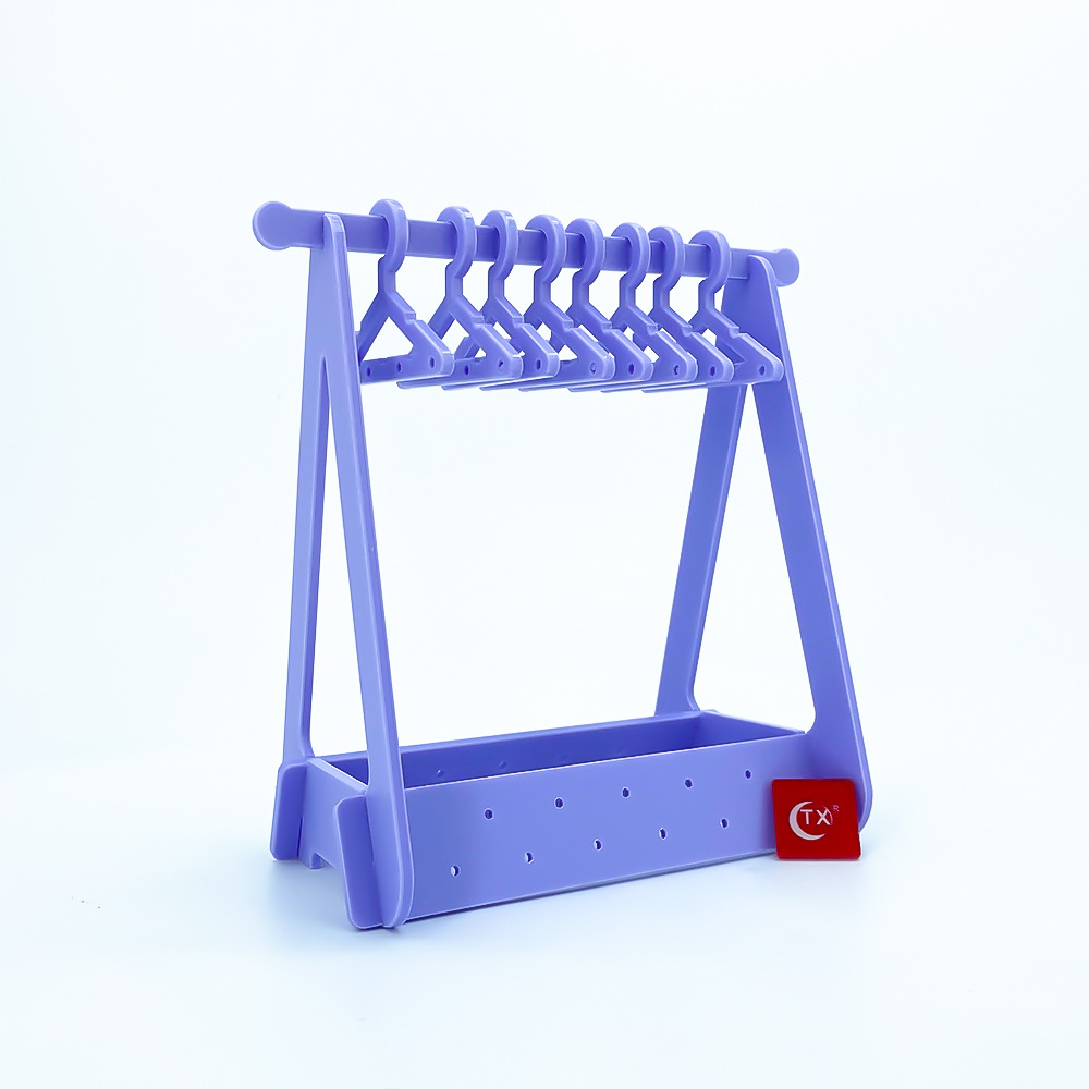 45g Weight Jewelry Rack Classification 1 Set Quantity Plastic Material Solid Color Pattern Cute, Simple Style Style Multicolor Color Cute Simple Style Solid Color Plastic Jewelry Rack 4