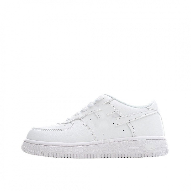 Putian children's shoes, original quality AF1 Air Force One low-top children's sneakers, boys' and girls' sports white shoes, cross-border foreign trade
