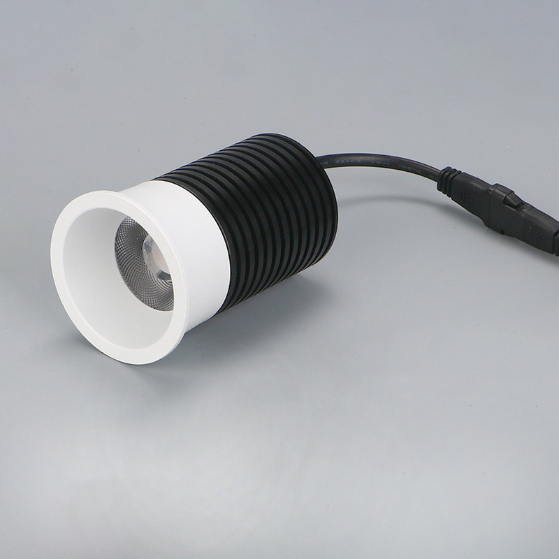 MINI downlight spotlight module GU10 LED light source indoor aluminum material heat dissipation COB lens light source module