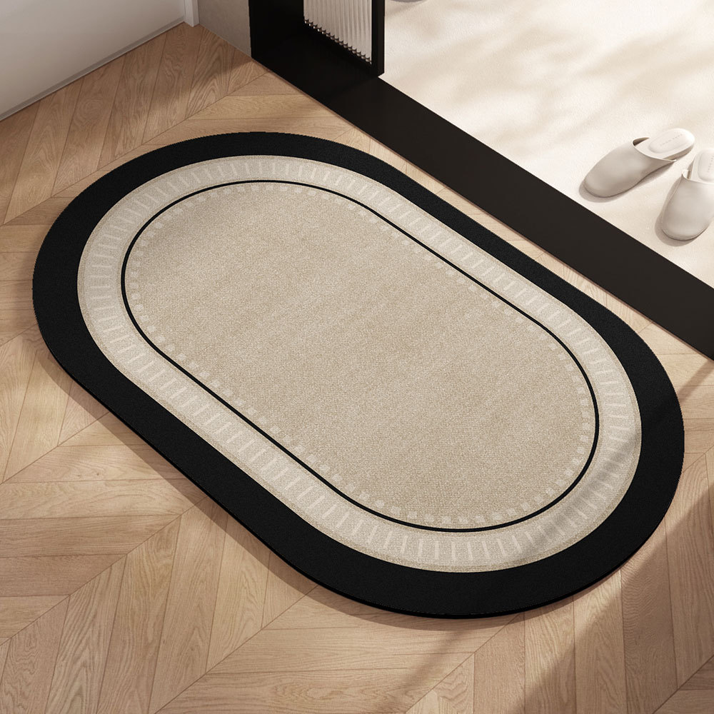 almohadilla de barro de diatomeas almohadilla absorbente de agua puerta de baño antideslizante inodoro doméstico almohadilla alfombra puerta de entrada