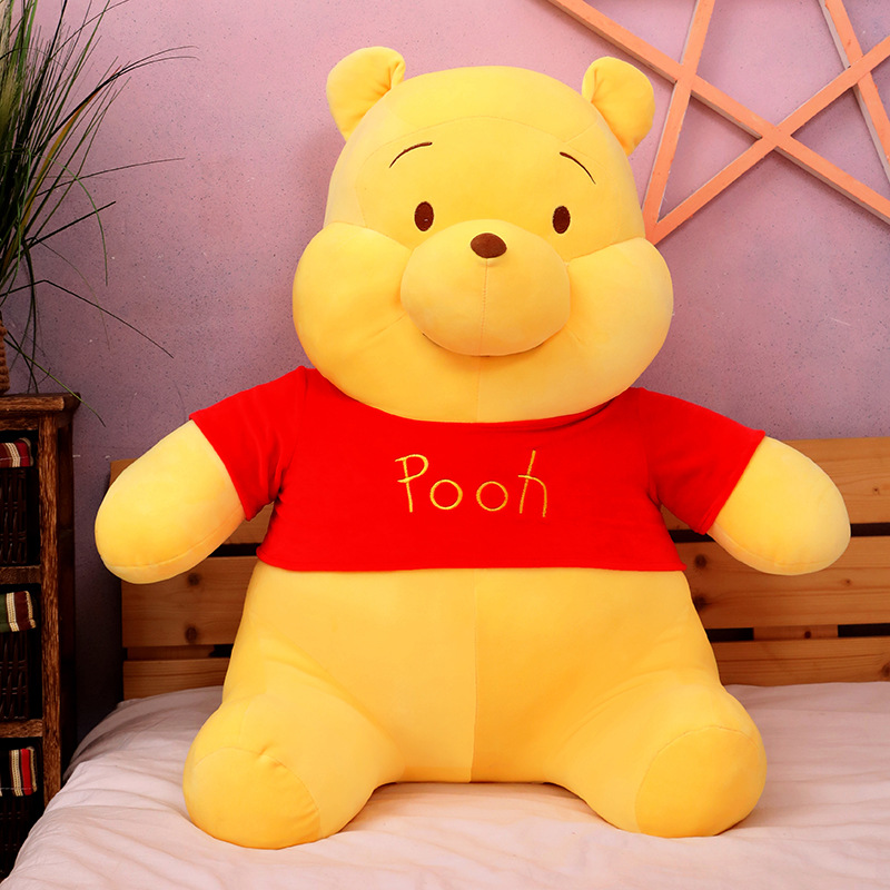 Cute cartoon Sitting Winnie the Pooh plush toy doll, pillow plush toy, direct sales and wholesale from the manufacturer