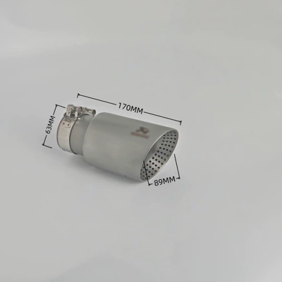 golf sandblasted mesh silencer: Exhaust pipe - 02-89a-6389mm63-interface
