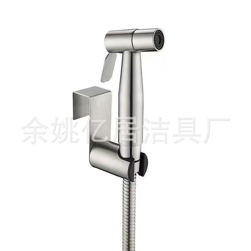 跨境不锈钢马桶伴侣卫生间增压冲洗伴侣欧规美规分水器喷枪套装|undefined
