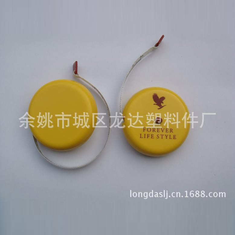 批发卷尺供应厂家卡通卷尺便携式可爱迷你软尺圆形测量卷尺