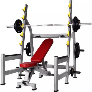 Professional Gym Free Squat Rack Frame Barbell Bench Press Rack Commercial All-In-One Weightlifting Rack Home Longleide株
