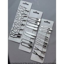 G 78180 Rhinestone Duckbill Hair Clip Set ˮ��Ѽ�췢����װ
