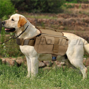 Jinleduo Outdoor Customized Dog Backpack Washed Canvas Bag Backpack Self-Backpack Pet Outdoor Supplies Snack Bag