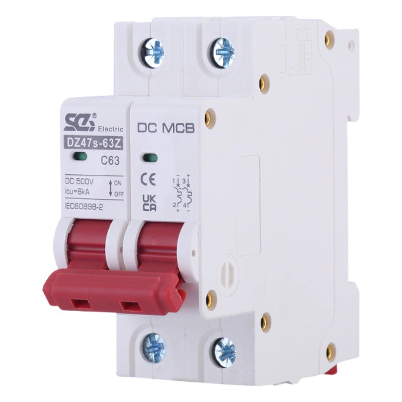 Интеллектуальный выключатель с защитой от неправильной работы Миниатюрный фотоэлектрический воздушный выключатель для небольшой фотоэлектрической распределительной коробки выключателя постоянного тока