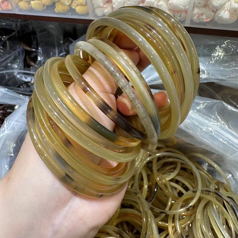 メーカーの卸売り天然羊の角は腕輪の手の細い腕輪になります。|undefined