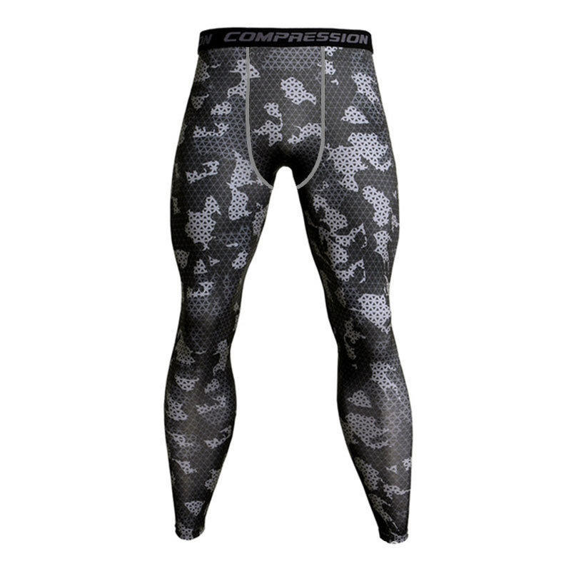 Camouflage elastic trousers