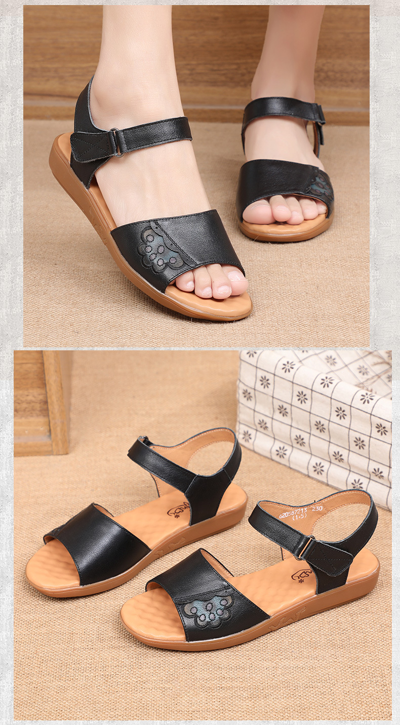 C4405 1280K GIÀY DÉP SANDAL NỮ RUITDT BIG SIZE NGOẠI CỠ ĐẾ MỀM MÙA HÈ TRUNG NIÊN MA SÁT CHỐNG TRƯỢT GIÀY DÉP NỮ DA BÒ G04 SẢN PHẨM MỚI