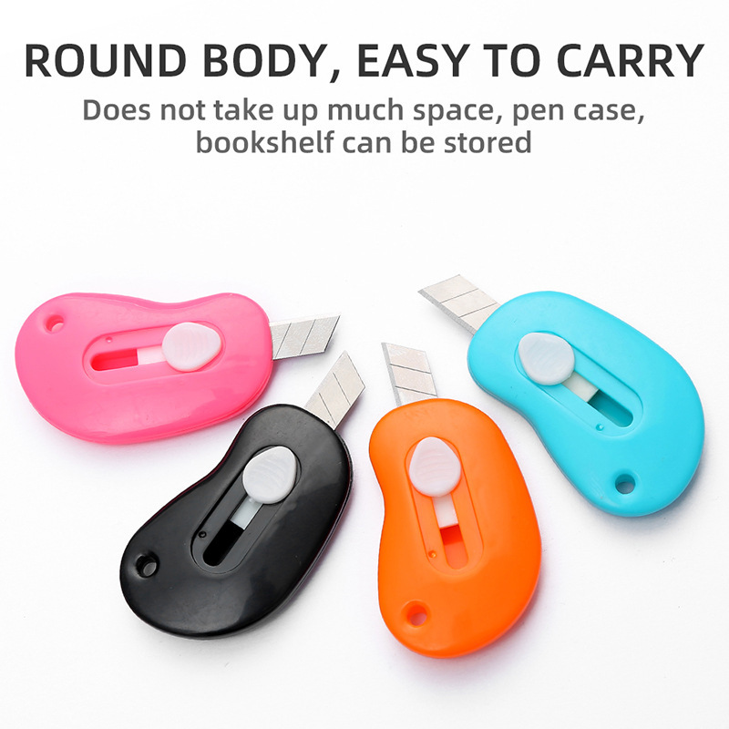 Cuchillo pequeño simple Mini cuchillo portátil Papel de corte de oficina Cuchillo de uso general para abrir Cuchillo expreso