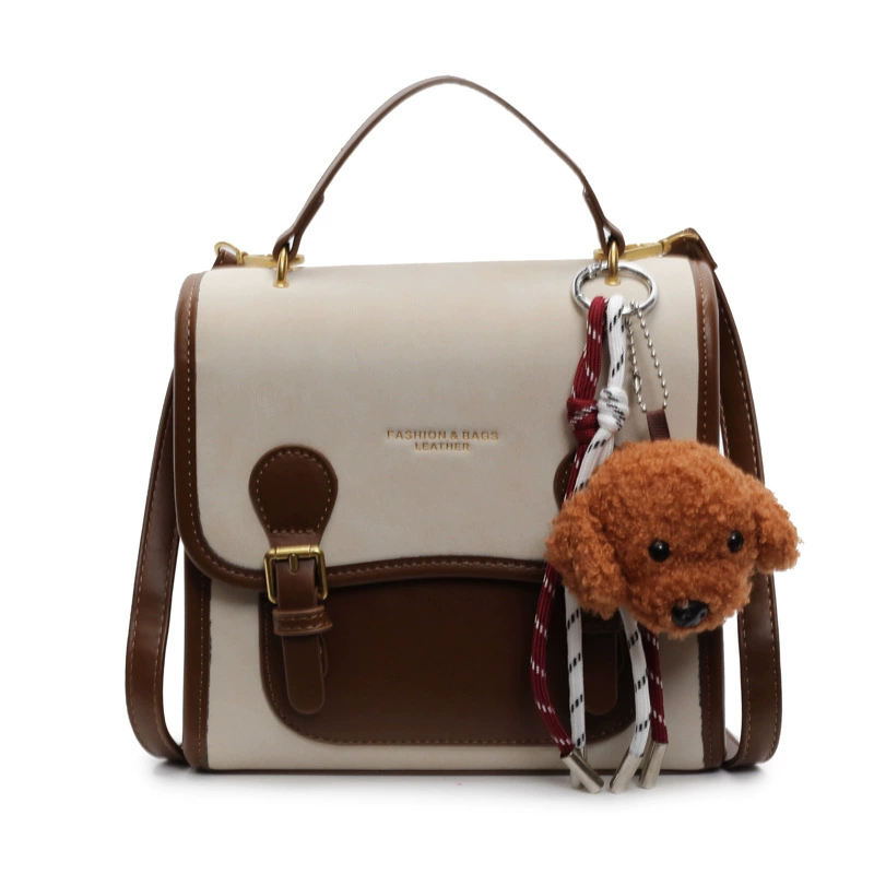 Retro matte fashion backpack, versatile everyday shoulder bag for leisure - various colors, pendant options