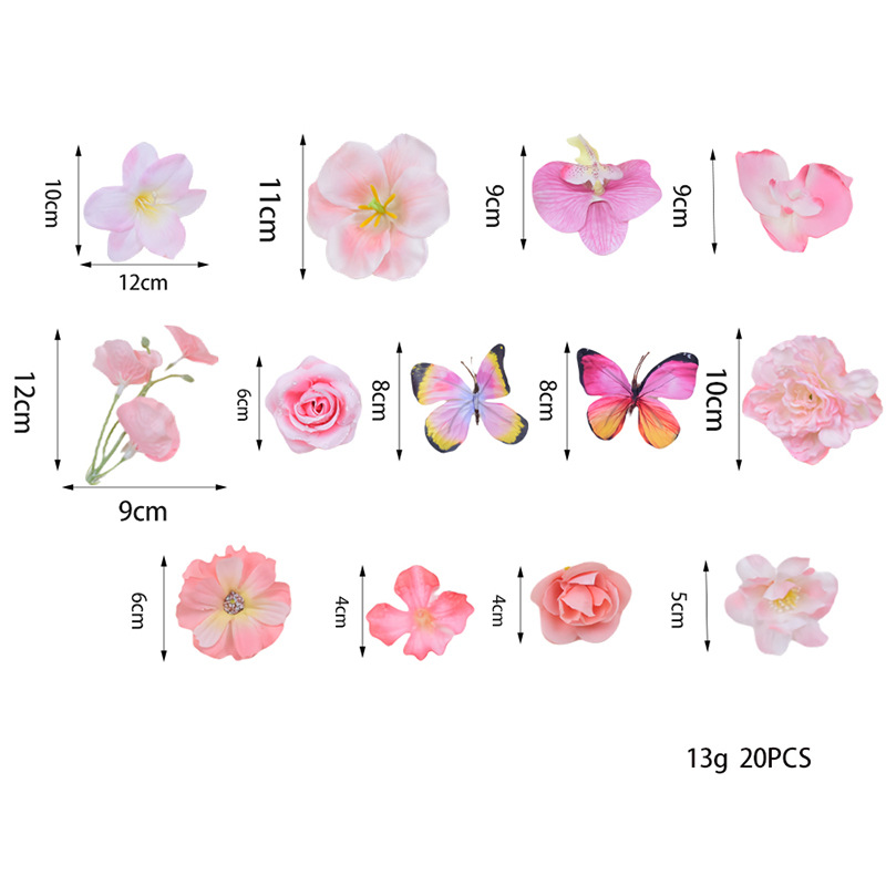 Pendant Jewelry Making Type Cute Flower Butterfly Cloth Jewelry Accessories 1 Piece