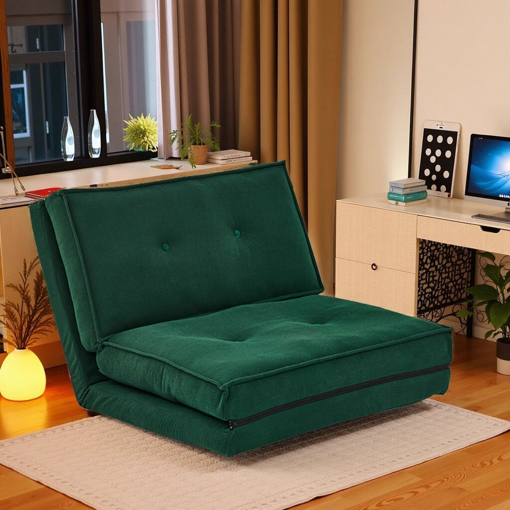 懒人沙发可躺可睡两用折叠沙发床榻榻米小户型躺椅卧室单人小沙发