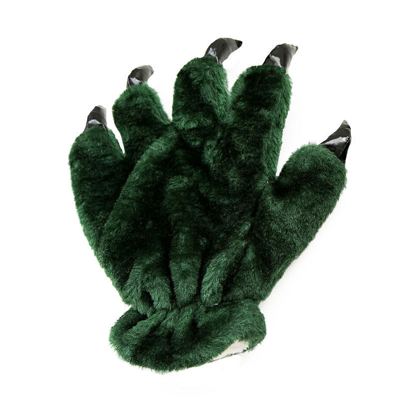 Zapatos de dinosaurio transfronterizos Dragón gato garra zapatos de franela cálido hogar ocio Otoño e Invierno animal a juego zapatos de dibujos animados