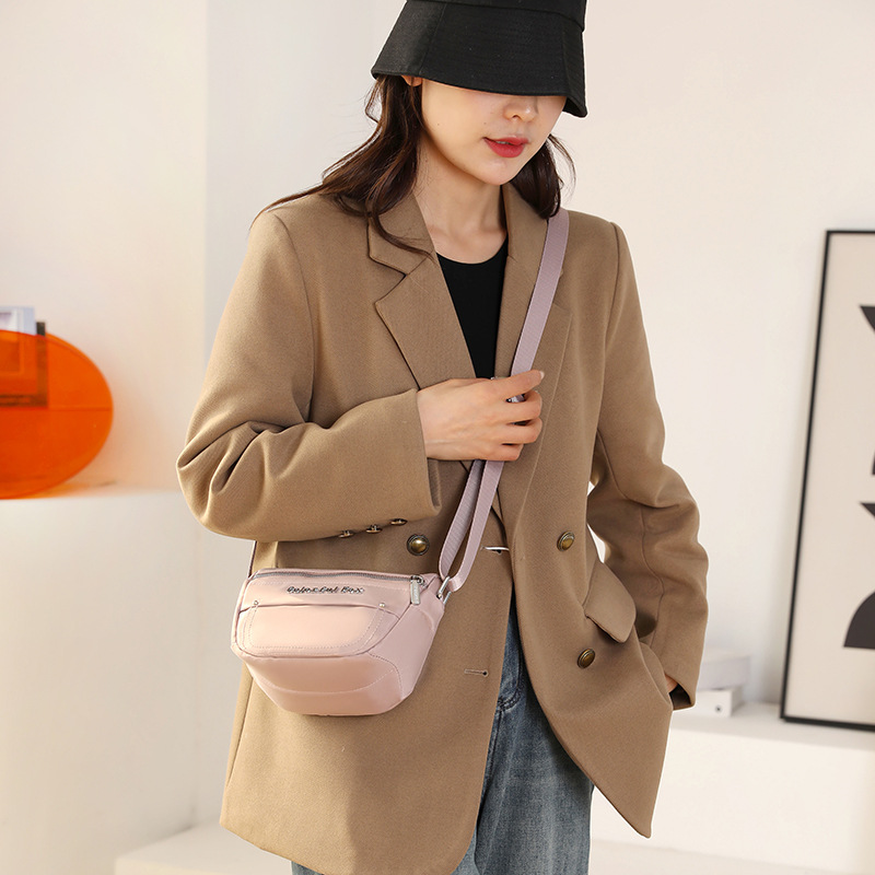Borsa a tracolla alla moda anti-schizzi per telefono, casual, semplice, da donna, con tracolla, mini, colorata, volpe_voghion.com