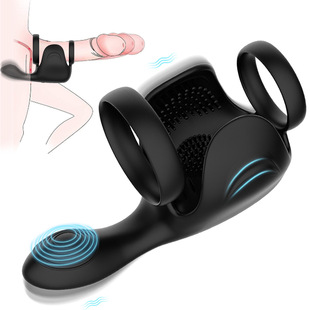 Silicone semin-locking ring must be happy airplane cup masturbator scrotum massage prostate massager double ring semin-locking ring