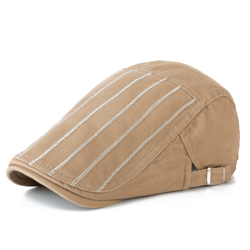 Neue Herren Frühling/Sommer Baskenmütze Baumwolle Casual Sonnenschutz Ente Zunge Maler Mode Britischen Forward Hut_voghion.com