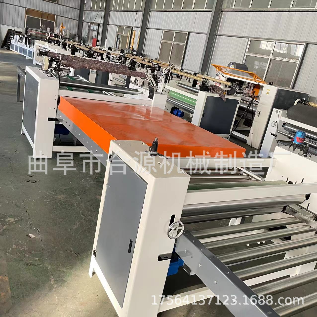 双面覆膜PET高光保护膜覆膜机 自动断膜修边铝蜂窝板防火皮贴面机