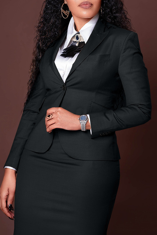 Professional Women's Long Sleeve Skirt Set For Autumn And Spring_voghion.com