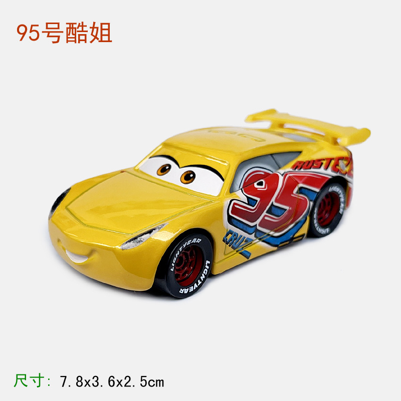 Coches de carreras, rallye, rayo, McQueen, coches modelo, juguetes para niños, pequeños autos deportivos