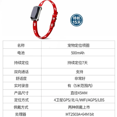 collar waterproof Beidou long – GPS Locator