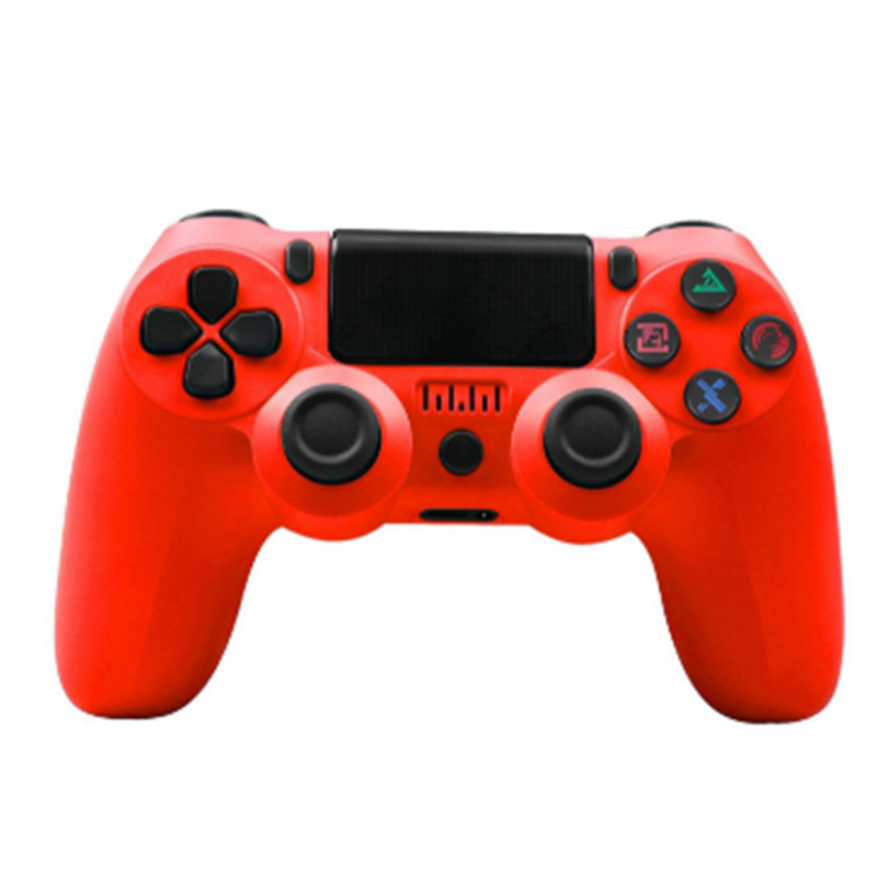 Modelo privado transfronterizo P4 consola de juegos Bluetooth maneja con giroscopio de barra de luz P4 inalámbrico Bluetooth PC control de juegos