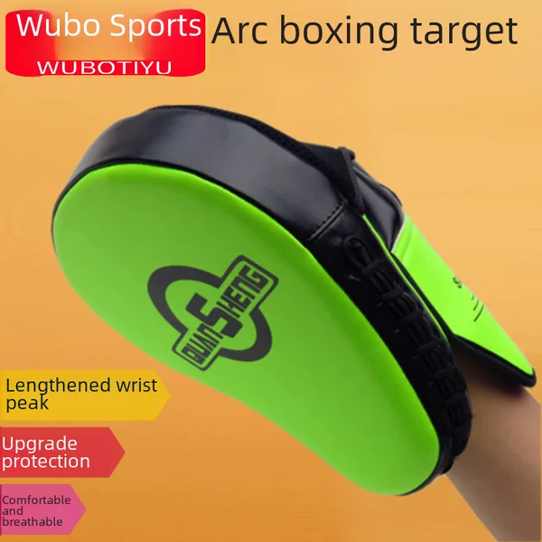 Thickened Arc Boxing Hand Target Muay Thai Training Equipment Adult Sanda Boxing Target Children Taekwondo Accompanying Training Hand Target
