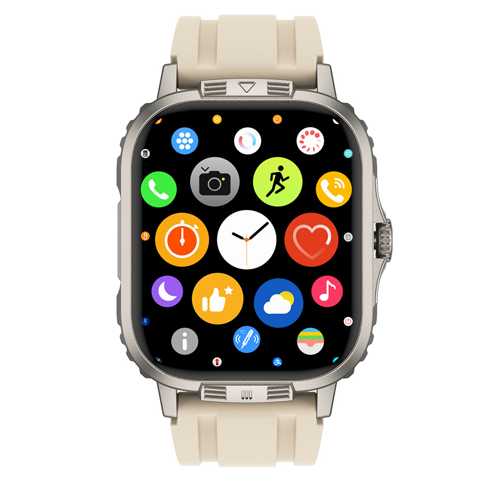 Smartwatch Mit Bluetooth-telefonie Herzfrequenz & Fitness-tracker_voghion.com