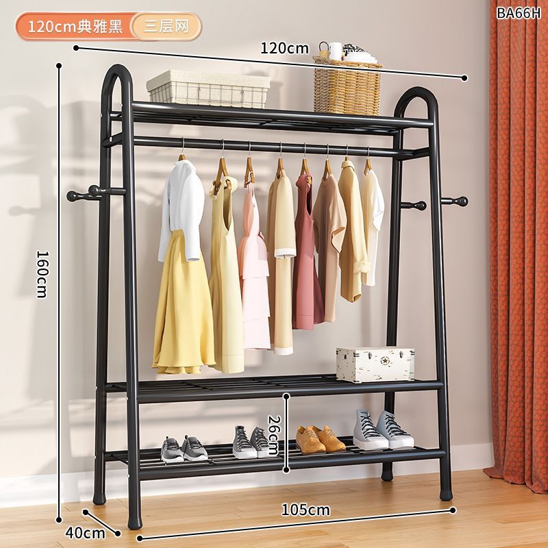 120cm 길이의 클래식 블랙 3 레이어 [암호화 화면]