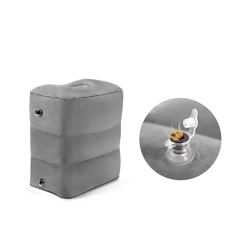 充气脚垫腿凳副驾驶搁脚办公室坐车睡觉神器飞机放脚腿托旅行枕头