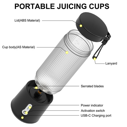 KSQ Multifunctional Juicer Cup Household Small Mini Fully Automatic Juicer Charger Portable Personal Juice Cup