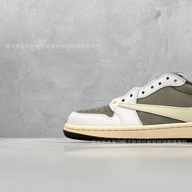クロスボーダー Ts 共同ブランド AJ1 ロートップ バーブ フジワラ ホロウ ライトニング モカ パンダ ブラック ウォリアー メンズ レディース バスケットボール シューズ|undefined