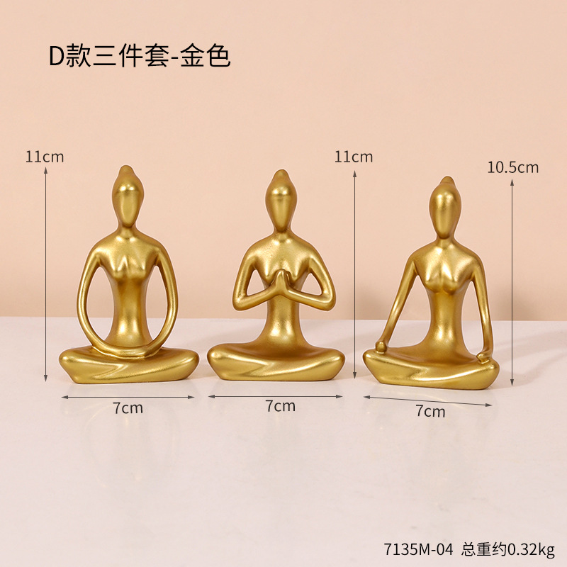 Modern Thinker Abstract Character Decoration Home Entrance Living Room Study Desktop Decoration Reader Resin Decoration