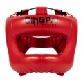 Red beam head protector in actual combat