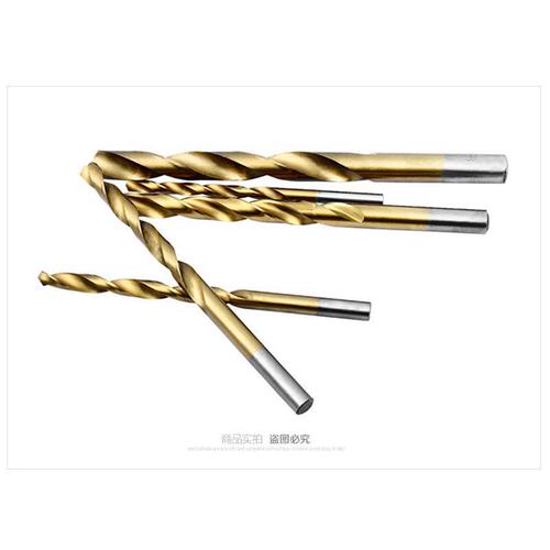 Cross-border twist drill set 50PC high-speed steel mini small drill woodworking straight handle metal drilling titanium-plated twist drill