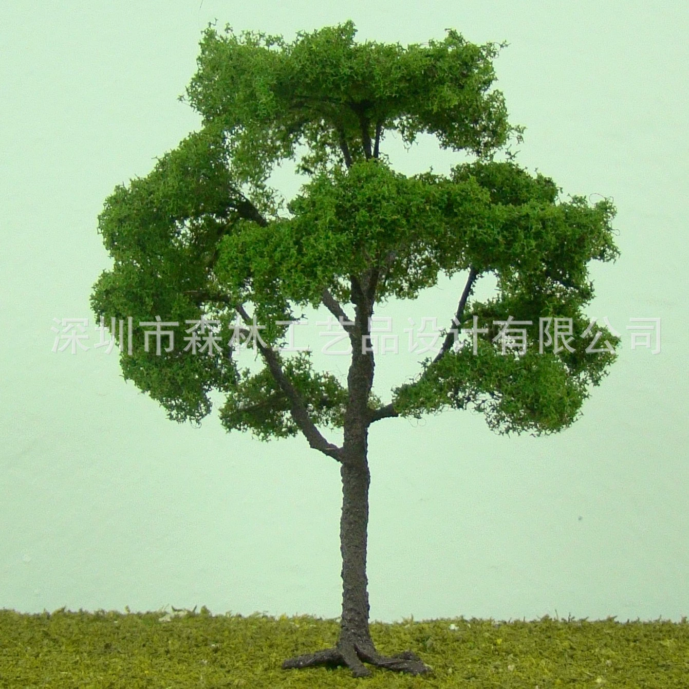 Песочный стол, архитектурная модель дерева, студенческая игрушка, учебный материал DIF, тонкое шелковое листовое дерево SL10004 (цена за три дерева)