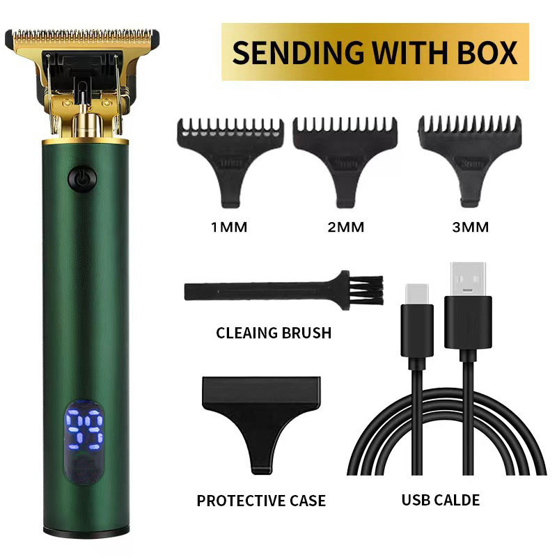 T9 Electric Hair Clipper Rechargeable Trimmer For Oily Bald Hair Shaver Home Personal Care Appliances_voghion.com