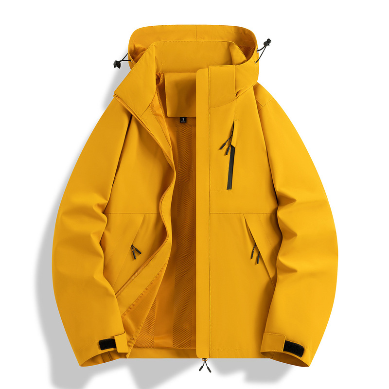 登山进藏连帽夹克防风防泼水三合一冲锋衣团建工作服定制批发LOGO|undefined